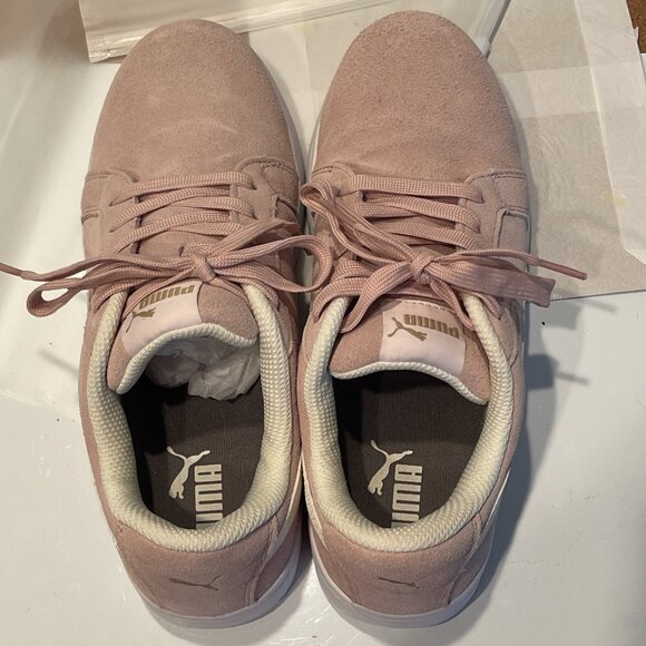 Puma Safety Womens Heritage Low Composite Toe Pink Suede Size 8.5 Oil & Slip Res - Picture 6 of 14